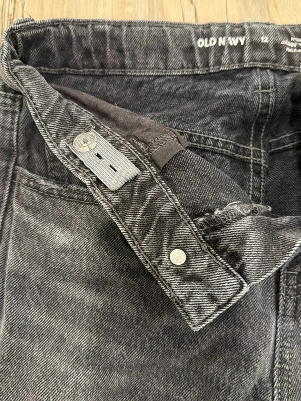 Old Navy Black Wide-Leg Kids Jeans